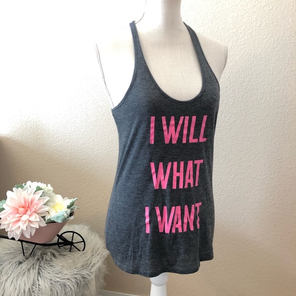 Under Armour i will what i want tank top small - Picture 4 of 6